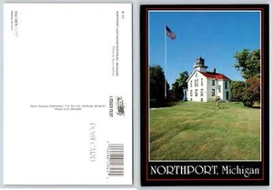 Tarjeta postal Northport Michigan LIGHTHOUSE V269 - Imagen 1 de 1
