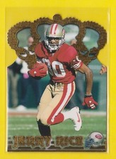 JERRY RICE 1996 Pacific Crown Collection Gold Die-Cut #GC-18 HOF 49ers