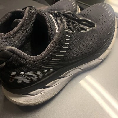 Zapatos Tenis Hoka One One Clifton 5 Negro Blanco Para Hombre Talla 11 1093755 BWHT Foto 1 de 4