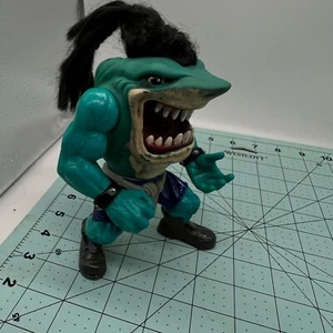 Vintage 90s Street Sharks 1995 Rox Action Figure Street Wise Designs Rocker Hair - Picture 1 of 11