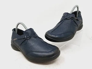 Clarks In Motion Shoes Womens Size 9 M Casual Slip On Loafer 65757 Black Leather - Picture 1 of 8