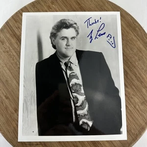 Jay Leno signed Autogramm 8x10 Kinn Smiley Gesicht Presse Promo Werbefoto - Bild 1 von 5