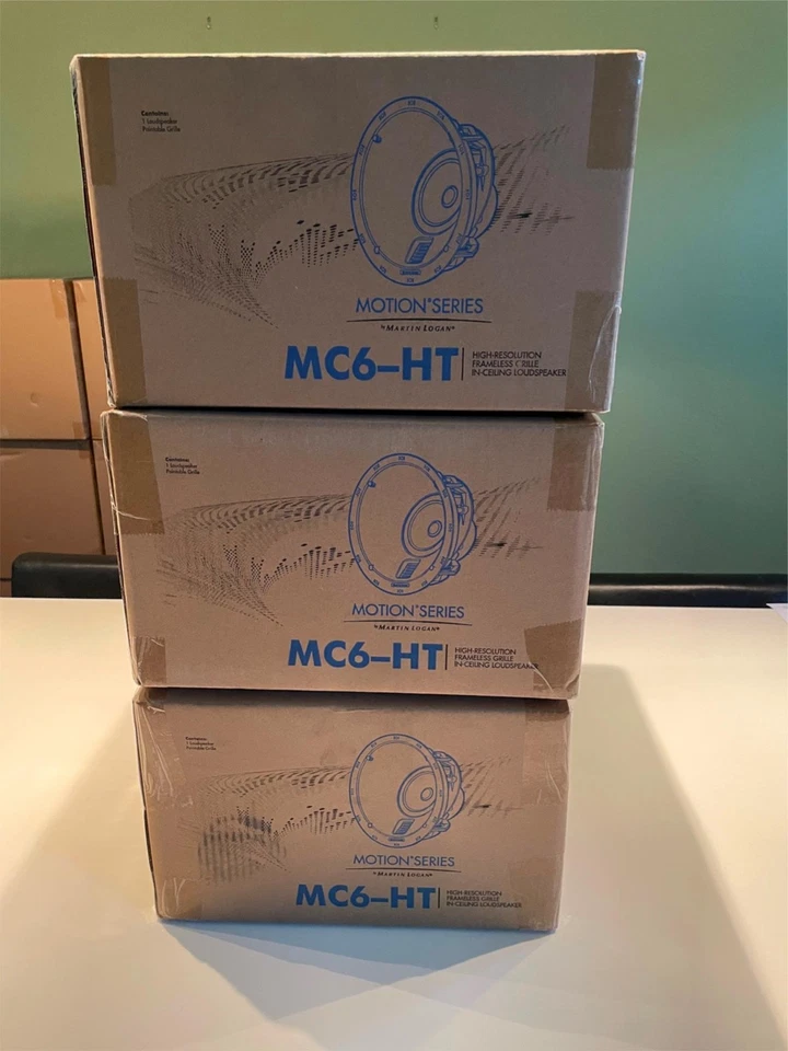 MARTIN LOGAN Brand New MartinLogan MC6-HT Speakers / 3 speakers