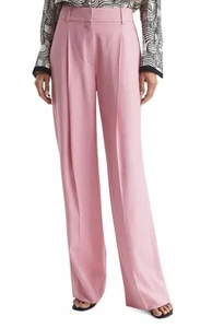 Pantalone tessuto gamba larga Reiss Bonnie taglia 8 - Foto 1 di 10