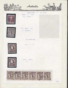 1948-9 ZOOLOGICAL SERIES & AIRMAIL PRE-DECIMAL STAMPS WITH VARIATIONS VFU #BM101 - Picture 1 of 6