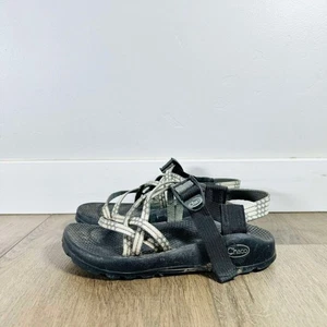 Sandali Chaco con suola Vibram panna e nero donna taglia 5 - Foto 1 di 10