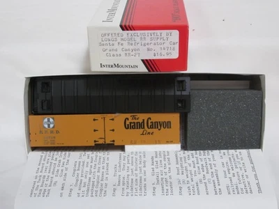 InterMountain/LONGS  ATSF RR-27 Reefer  "GRAND CANYON" #34718   NIB - Image 1 of 3