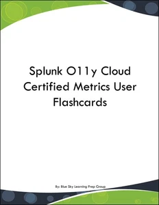 Cartes flash utilisateur Splunk O11y Cloud Certifiées métriques - Photo 1/1