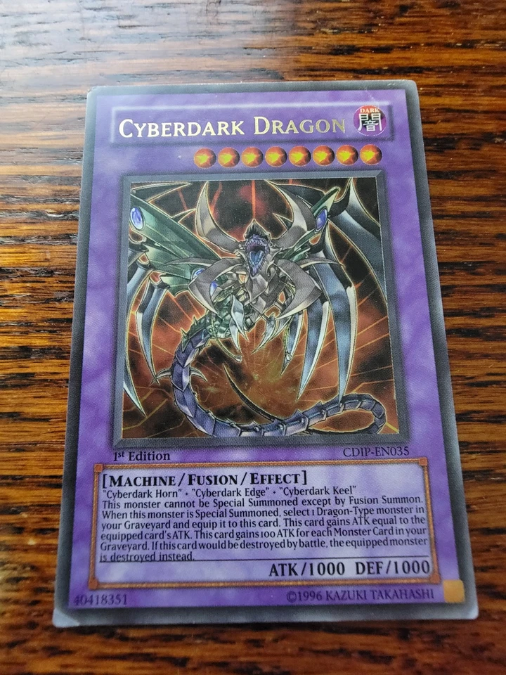 PL - YUGIOH CYBERDARK DRAGON CDIP-EN035 1ST ULTRA - Image 1 of 4