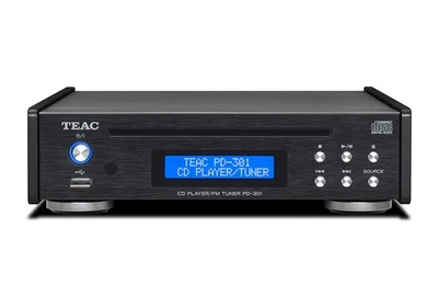 Teac PD-301-X/B CD Player With Wide FM Tuner Usb Black AC100V jp - Image 1 of 4