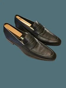Too Boot New York Adam Derrick Texured Leather Penny Loafer Shoe Men Size 12 - Picture 1 of 16