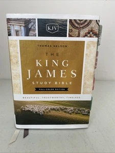 Thomas Nelson The King James Study Bible Full Color Edition Tabbed Hebrew Greek - Bild 1 von 10