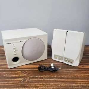 Yamaha Active Subwoofer Speaker System YST-MSW10 Pair YST-M10 Speakers (Read) - Photo 1/18