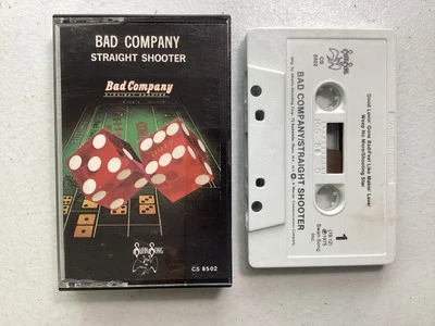 Bad Company Straight Shooter Cassette 1975 Swan Song CS 8502 - Image 1 of 3