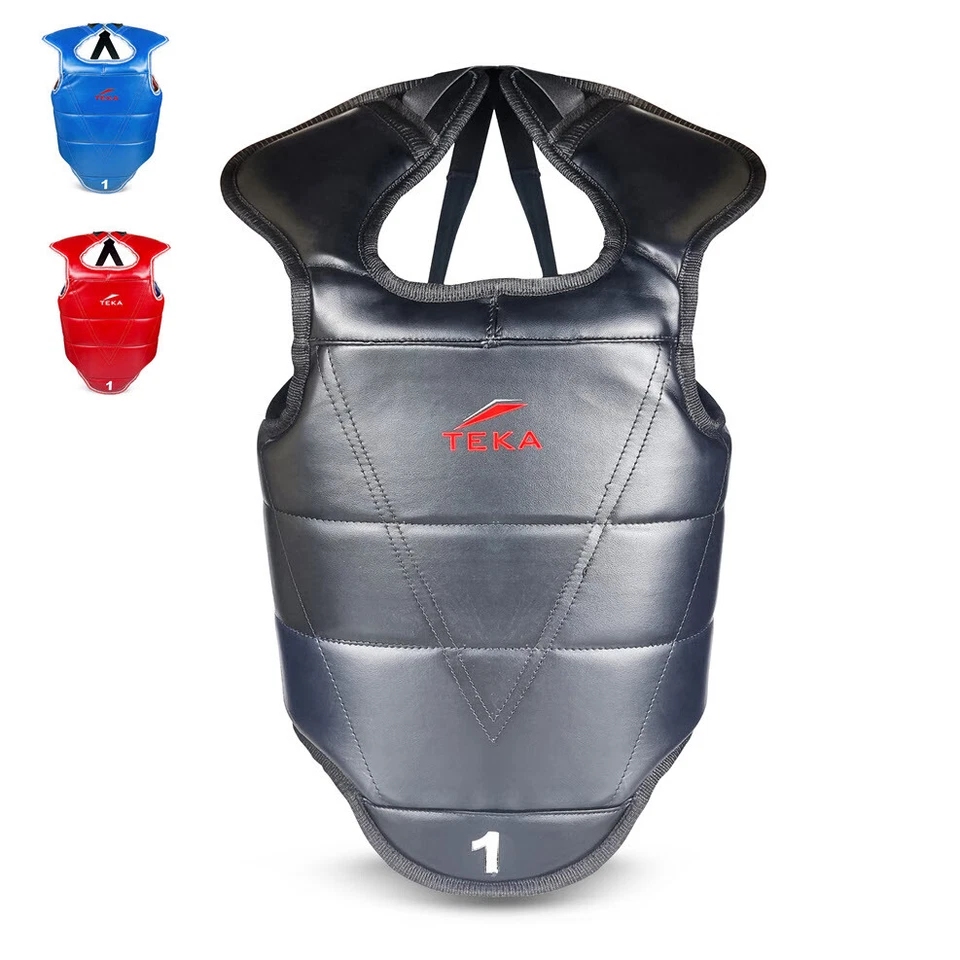 Boxing Chest Guard, Martial Arts Training, MMA Kickboxing Body Protector Pad - Image 1 of 1