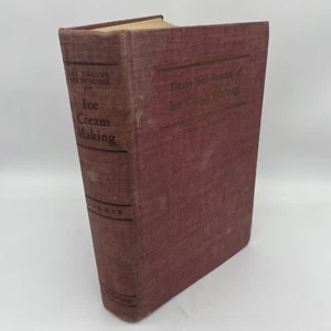 Theory and Practice of Ice Cream Making 5th ed 2nd printing 1947 Hugo Sommer - Picture 1 of 12
