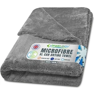 Extra Large Car Drying Towel Super Absorbent 550GSM XL Edgeless Microfibre Cloth - Picture 1 of 8