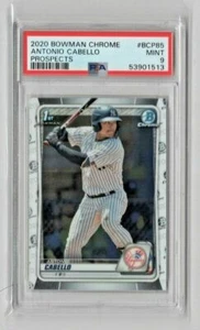 Bowman Cromo 2020 1° Antonio Cabello #BCP85. PSA 9. New York Yankees - Foto 1 di 1