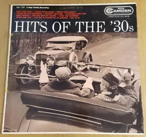33RPM RCA Camden Fran Warren, Jerry Jerome, X Cugat - Hits of the '30s, V+E-V+ - Imagen 1 de 5