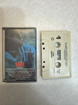 Sade “Promise” Cassette Tape, Album  1985 – Portrait FRT40263 - Tested - VG/VG+ - Image 1 of 3