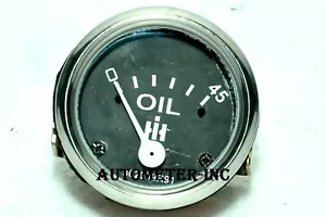 Manómetro de presión de aceite IH/FARMALL (0-45 PSI) se adapta - Imagen 1 de 2