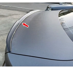 Carbon Fiber V Style trunk spoiler fit for BMW 2021+ G22 4-series coupe M440i - Picture 1 of 5