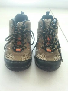 NearNu MERRELL stivali da trekking in pelle/maglia camaleonti scarpe marroni ragazzi 11 - Foto 1 di 5