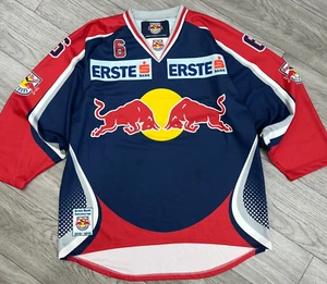 EC Red Bull Salzburg 2012/13 Ice Hockey Shirt Jersey Kampleitner #6 Size L - Picture 1 of 11