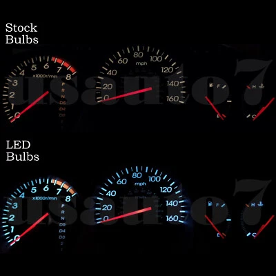 NUEVO Cuadro de instrumentos medidor KIT BOMBILLAS LED BLANCAS para 01-03 Acura CL Foto 1 de 4