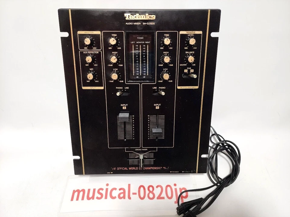 Technics SH-DJ1200  Black Audio Mixer DMC - Image 1 of 4