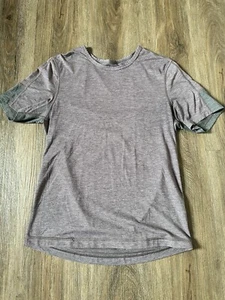 Lululemon kurzärmliges braun/rot T-Shirt (Maße enthalten) S - Bild 1 von 6