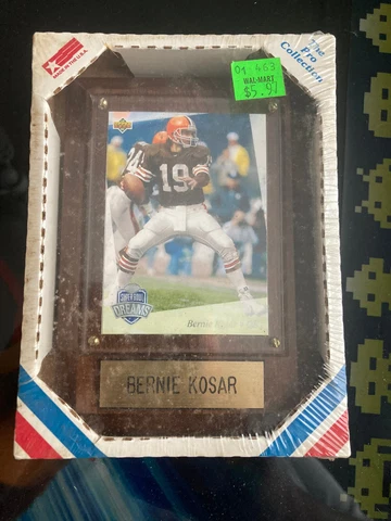 vintage cleveland browns bernie kosar nfl football plaque NEW #19 Cover