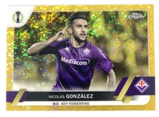 2022-23 Topps Chrome UEFA Club Nicolas Gonzalez Gold Mini Diamond Refractor /50