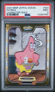2024 WONDERCARD SPONGEBOB SQUAREPANTS TREASURE SERIES-GOLD CHARACTER #23 PATRICK - Picture 1 of 4