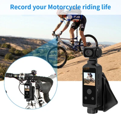 4K HD Handheld Action Camera Wi-Fi 270° Rotatable Pocket Sport Cam Waterproof - Image 1 of 4