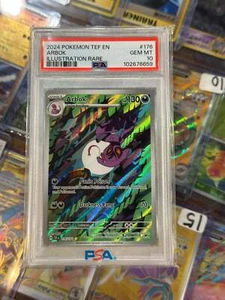 Arbok 176/162 Temporal Forces IR Holo Pokemon Card 2024 PSA 10 GEM MINT - Picture 1 of 2