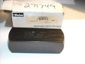 Parker C1600S65 Rückschlagventil, 1" NPT, 3000 PSI, 65 PSI Rissdruck, neu - Bild 1 von 5
