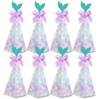 20pcs Mermaid Candy Box Cone for Under The Sea Party Supplies