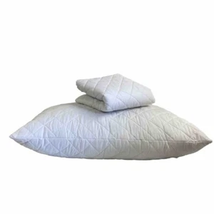 Protectores de almohada de polialgodón acolchados extra grandes 22"" x 31"" - 1 par - Imagen 1 de 3