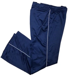 Y2K No Boundaries Juniors 7/8 Women’s M Track Pants Mesh Baggy Drawstring 30x30 - Picture 1 of 9