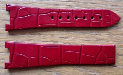 全新 Omega 皮革表带 98000193 ,20/14,85x80,QUADRELLA — 第 1/4 张图片