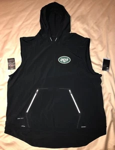 New York Jets Nike Sideline Fly Rush Pullover Hoodie Vest Size - XL - Picture 1 of 12