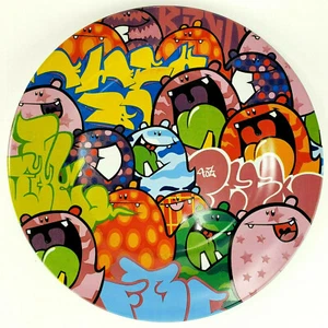 Spoleto Plate Limited Edition Street Art Urban Art Graffiti Obra do artista Toz - Picture 1 of 11
