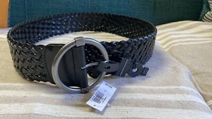 Banana Republic Womens 65% Leather Fibers Belt Braided Size Small - Picture 1 of 2