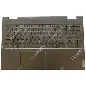 For Lenovo IdeaPad Yoga 7-15ITL5 Palmrest Backlit Keyboard TouchPad 5CB1A22456 - Picture 1 of 6