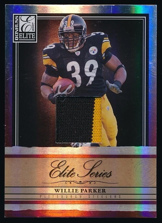 WILLIE PARKER 2007 DONRUSS ELITE SERIES JERSEY 47/99 *PITTSBURGH STEELERS* - Image 1 of 1