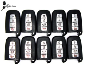 Lot x 10 OEM Hyundai Keyless Entry Smart Key Remote Transmitter Used SY5HMFNA04 - Foto 1 di 2