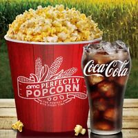 AMC Theaters Large Popcorn AND Large Drink *INSTANT E-DELIVERY*!!
