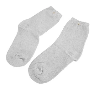 Conductive Grounding Socks Seamless Conductive Socks 1 Pair Silver NEW - Picture 1 of 12