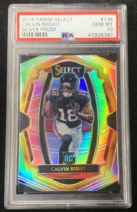 2018 Select PRIZM CALVIN RIDLEY (RC) ROOKIE #136 PSA 10 TENNESSEE TITANS - Picture 1 of 2